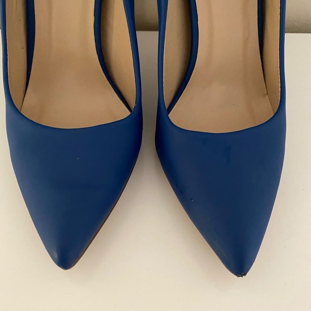 Call It Spring Blue Pointed Heels - Picture 4 of 10